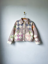 Load image into Gallery viewer, One-of-a-Kind: Nine Patch Cropped Chore Coat (XS/S)