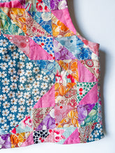 Load image into Gallery viewer, One-of-a-Kind: Ocean Waves Quilt Top Turnaround Tank (S)