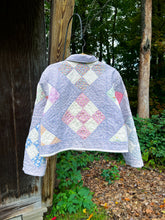 Load image into Gallery viewer, One-of-a-Kind: Nine Patch Cropped Chore Coat (S)