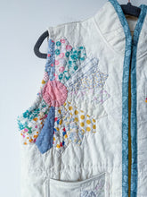 Load image into Gallery viewer, One-of-a-Kind: Dresden Plate Quilt Vest (XS-M)