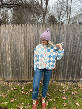 Load image into Gallery viewer, One-of-a-Kind: Patchwork Blues Flora Jacket (S)