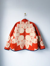 Load image into Gallery viewer, One-of-a-Kind: Peaches and Cream Ukrainian Blanket Flora Jacket (L)
