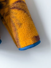 Load image into Gallery viewer, One-of-a-Kind: Brown and Canary Floral Ukrainian Blanket Flora Jacket (L)