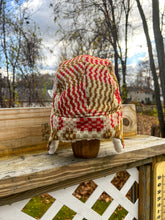 Load image into Gallery viewer, One-of-a-Kind: Antique Woven Coverlet Aviator Hat (Adult L)