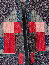 Load image into Gallery viewer, One-of-a-Kind: Lattice and Square Quilt Vest (XS-M)