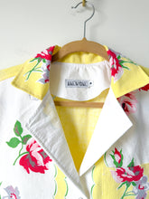 Load image into Gallery viewer, One-of-a-Kind: Sunshine Floral Vintage Tablecloth Shaftsbury Shirt (M)