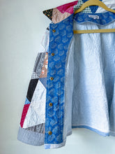 Load image into Gallery viewer, One-of-a-Kind: Triangle Block Cropped Chore Coat (L)