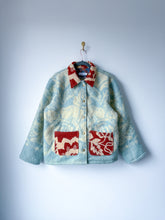 Load image into Gallery viewer, One-of-a-Kind: Golden Dawn Wool Blanket Field Jacket (L)