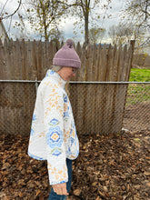 Load image into Gallery viewer, One-of-a-Kind: Cross-stitch Embroidery Flora Jacket (L)