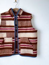 Load image into Gallery viewer, One-of-a-Kind: Ukrainian Wool Blanket Vest (L/XL)
