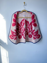 Load image into Gallery viewer, One-of-a-Kind: Ukrainian Fuchsia Berry Wool Blanket Vest (L/XL)