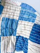 Load image into Gallery viewer, One-of-a-Kind: Patchwork Blues Flora Jacket (S)