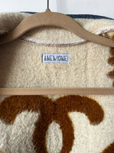 Load image into Gallery viewer, One-of-a-Kind: Ukrainian Wool Blanket Snap Front Vest (XS)