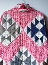 Load image into Gallery viewer, One-of-a-Kind: Fox and Geese Cocoon Coat (flexible sizing)
