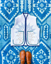 Load image into Gallery viewer, One-of-a-Kind: Sunburst Quilt Vest (XS-M)