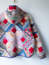 Load image into Gallery viewer, One-of-a-Kind: Log Cabin Flora Jacket (L)