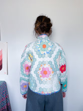 Load image into Gallery viewer, One-of-a-Kind: Grandmother's Flower Garden Flora Jacket (S)
