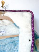 Load image into Gallery viewer, One-of-a-Kind: Golden Dawn Wool Blanket Hooded Flora Jacket (M)
