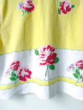 Load image into Gallery viewer, One-of-a-Kind: Sunshine Floral Vintage Tablecloth Shaftsbury Shirt (M)