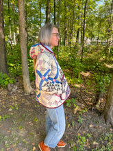 Load image into Gallery viewer, One-of-a-Kind: Duck & Ducklings Hooded Flora Jacket (L)