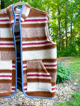 Load image into Gallery viewer, One-of-a-Kind: Ukrainian Wool Blanket Vest (L/XL)
