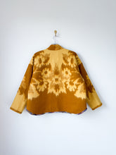 Load image into Gallery viewer, One-of-a-Kind: Goldenrod Ukrainian Blanket Flora Jacket (L)