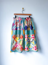 Load image into Gallery viewer, One-of-a-Kind: ‘Alice’s Favorite’ variation Quilt Top Skirt (flexible sizing)