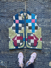 Load image into Gallery viewer, One-of-a-Kind: Washington Sidewalk Quilt Vest (L/XL)