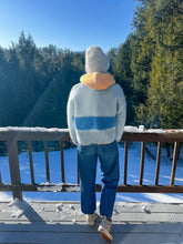 Load image into Gallery viewer, One-of-a-Kind: Colorblock Wool Blanket Hooded Flora Jacket (S)