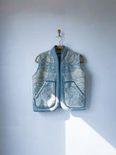 Load image into Gallery viewer, One-of-a-Kind: Golden Dawn Vintage Wool Blanket Vest (XS-M)