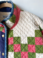 Load image into Gallery viewer, One-of-a-Kind: Irish Chain Flora Jacket (L)