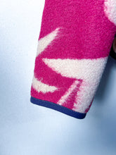 Load image into Gallery viewer, One-of-a-Kind: Fuchsia Berry Ukrainian Wool Blanket Flora Jacket (S)