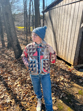 Load image into Gallery viewer, One-of-a-Kind: 19th Century Windmill Flora Jacket (S)