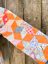 Load image into Gallery viewer, One-of-a-Kind: Tumbling Star KID’S Hooded Flora Jacket (9 year)