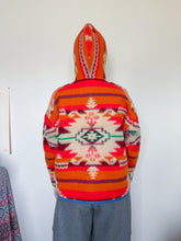 Load image into Gallery viewer, One-of-a-Kind: Deadstock Southwestern Blanket Hooded Flora Jacket (M)