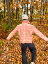 Load image into Gallery viewer, One-of-a-Kind: Floral Wool Blanket Cropped Chore Coat (M)