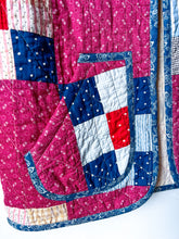 Load image into Gallery viewer, One-of-a-Kind: Nine Patch Quilt Vest (L/XL)
