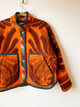 Load image into Gallery viewer, One-of-a-Kind: 70s Floral Wool Blanket Flora Jacket (L)