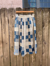 Load image into Gallery viewer, One-of-a-Kind: Nine Patch Quilt Top Skirt (L)