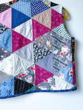 Load image into Gallery viewer, One-of-a-Kind: Triangle Quilt Vest (XS-M)
