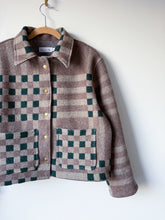 Load image into Gallery viewer, One-of-a-Kind: Vintage Plaid Wool Blanket Field Jacket (S)