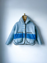 Load image into Gallery viewer, One-of-a-Kind: Early's Witney Point Wool Blanket Hooded Flora Jacket (L)