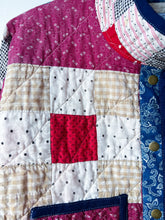 Load image into Gallery viewer, One-of-a-Kind: Nine Patch Flora Jacket (L)