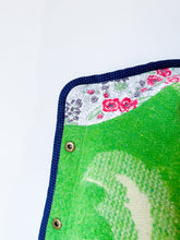 Load image into Gallery viewer, One-of-a-Kind: Bright Green Floral Ukrainian Blanket Flora Jacket (M)