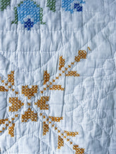 Load image into Gallery viewer, One-of-a-Kind: Cross-stitch Embroidery Flora Jacket (XS)