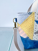 Load image into Gallery viewer, One-of-a-Kind: Eight Point Star Project Bag (with detachable strap)