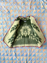 Load image into Gallery viewer, One-of-a-Kind: Deep Forest Floral Ukrainian Blanket Vest (L/XL)
