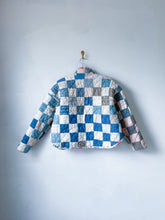 Load image into Gallery viewer, One-of-a-Kind: Patchwork Blues Flora Jacket (S)