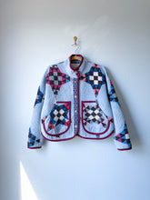 Load image into Gallery viewer, One-of-a-Kind: Pine Burr Nine Patch Flora Jacket (S)