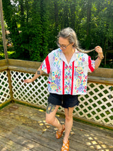 Load image into Gallery viewer, One-of-a-Kind: Vintage Tablecloth Shaftsbury Shirt (L)